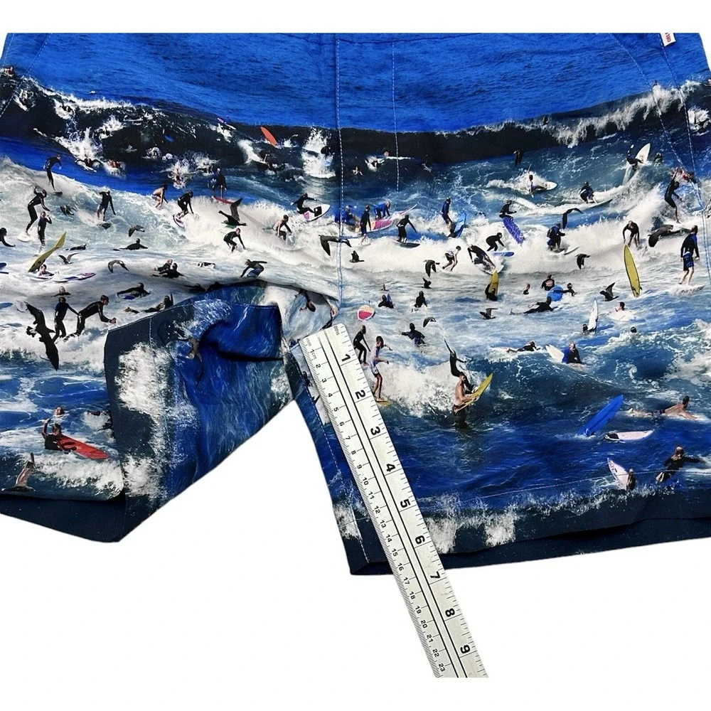 Orlebar Brown Men's Swim Shorts Bulldog Surfers In Laguna Beach Size 31 Designer